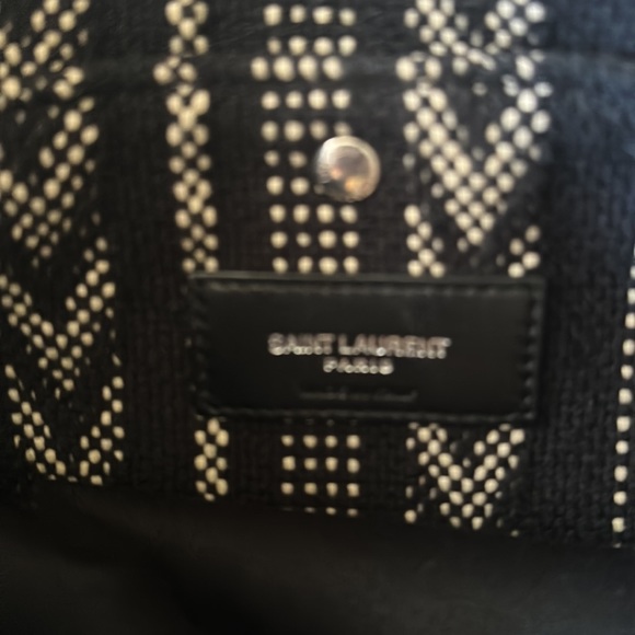 Saint Laurent Chevron and Striped Ikat Tote - Picture 3 of 4